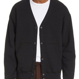 New Reigning Champ - Men's Thermal Waffle Cotton Cardigan - Size Medium
